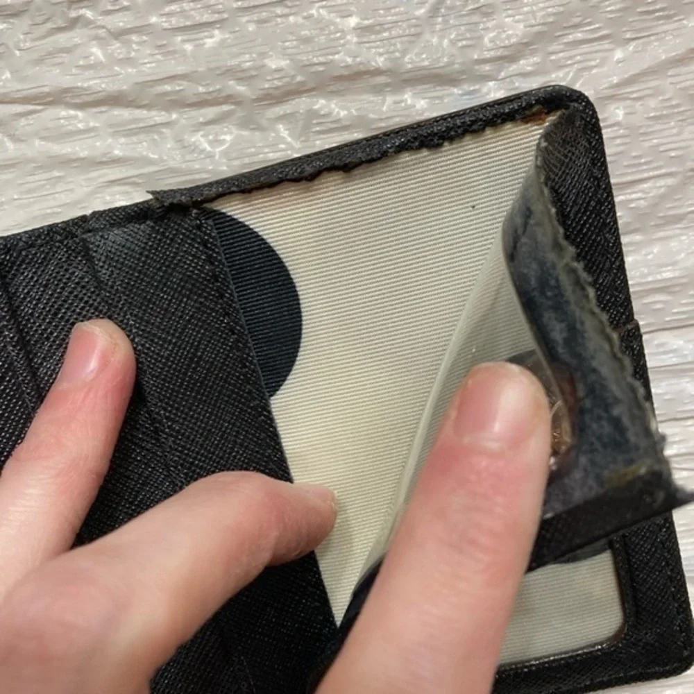 Kate spade mini black wallet
